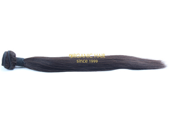 Virgin indian natural hair extensions